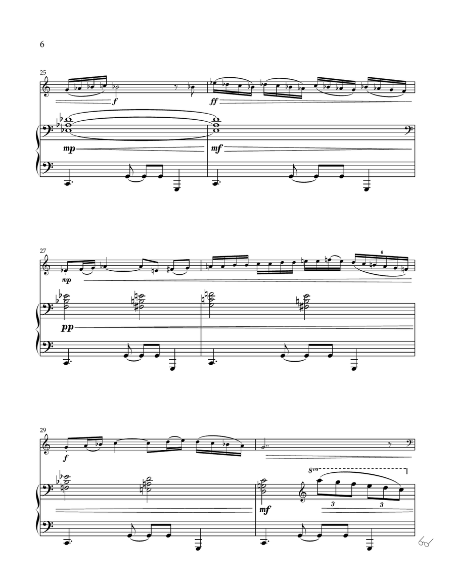 Sonata for Cello and Piano Chamber Music scores gallery preview page 6