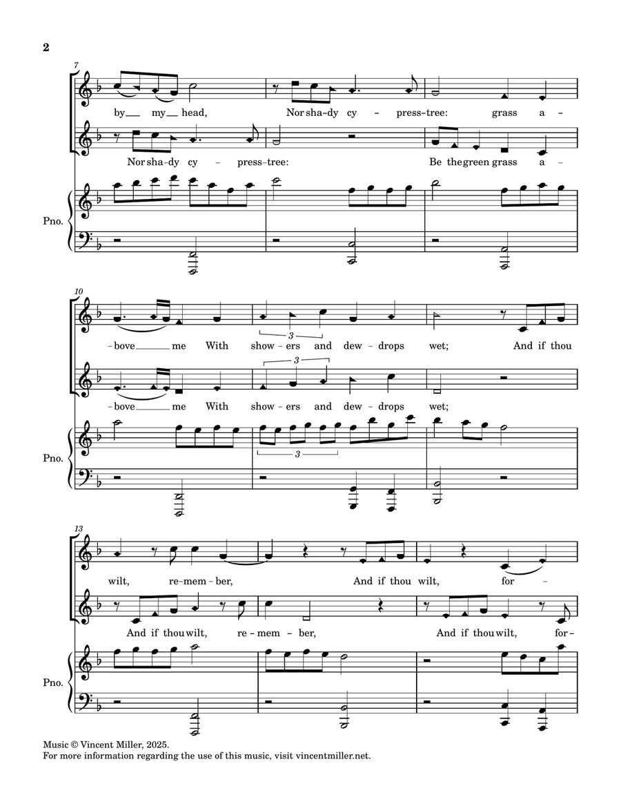 When I Am Dead, My Dearest Medium Voice scores gallery preview page 2