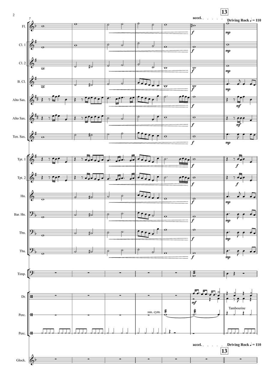 Final Countdown Concert Band scores gallery preview page 2
