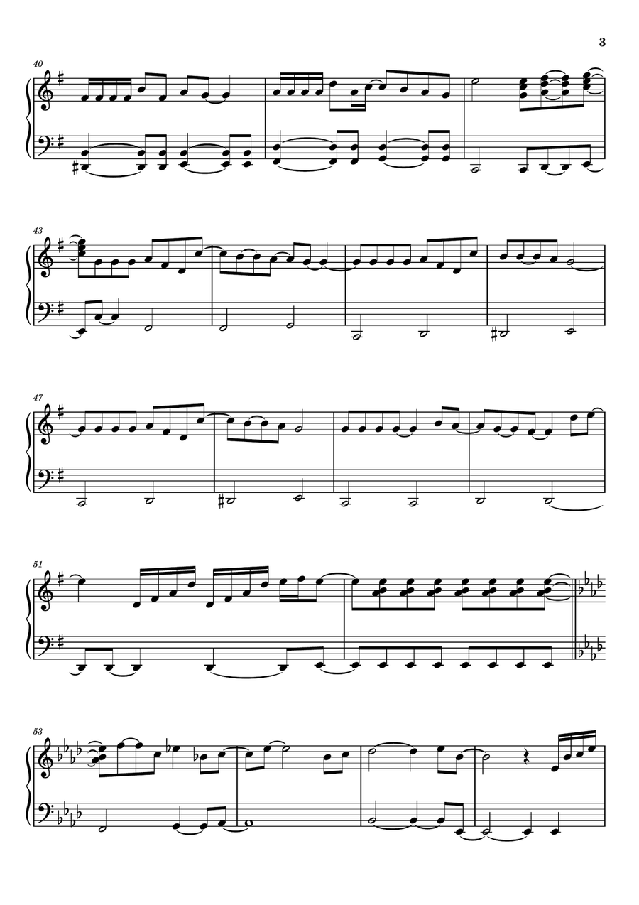 I'll Make A Man Out Of You Easy Piano scores gallery preview page 3