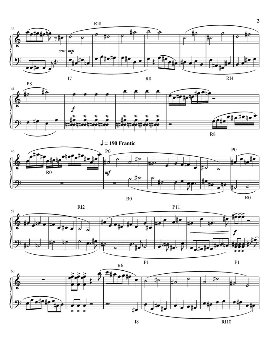 Mt. Flatline Piano Solo scores gallery preview page 2