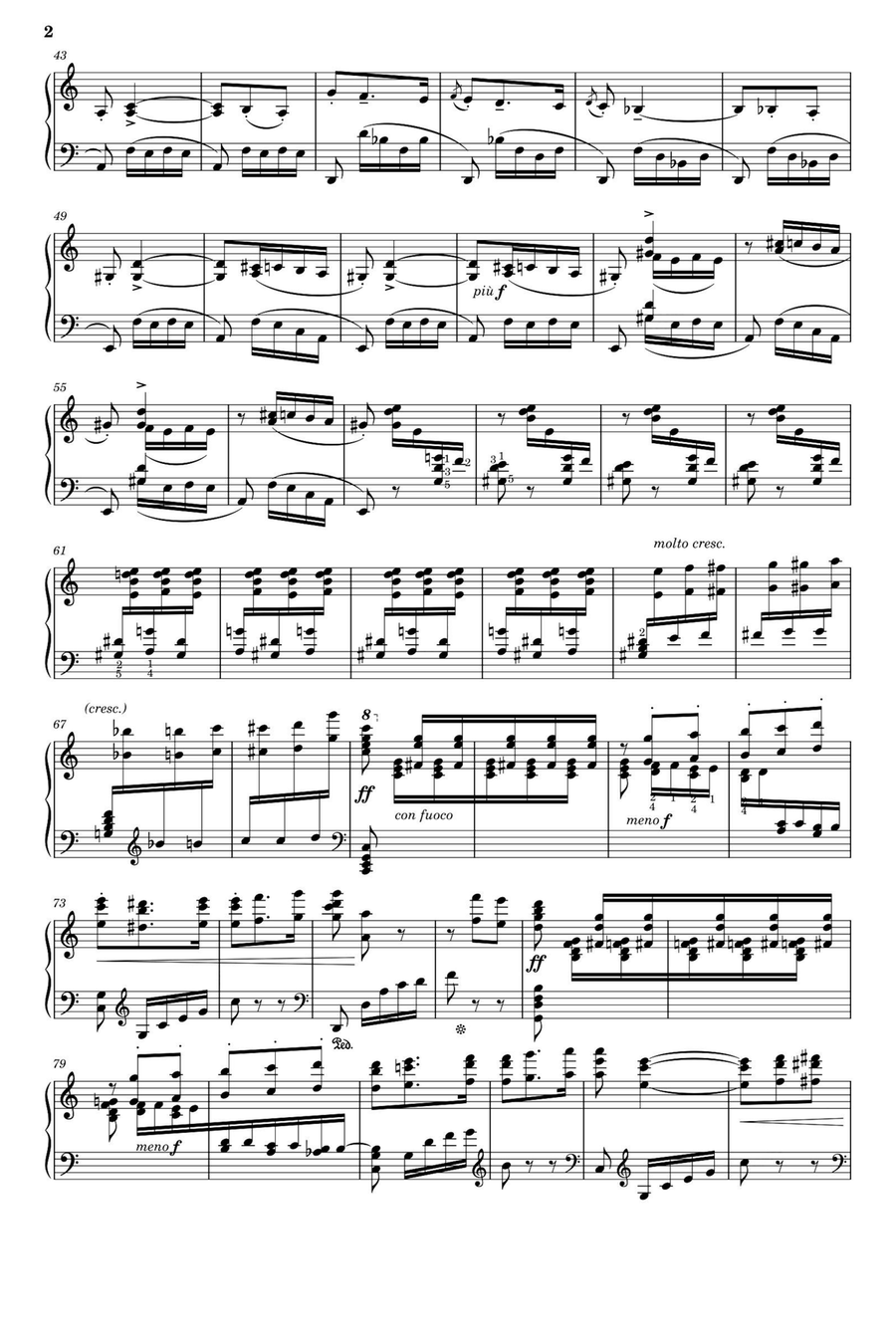 Caprice Espagnol Op.37 - Moritz Moszkowski Piano Solo scores gallery preview page 2