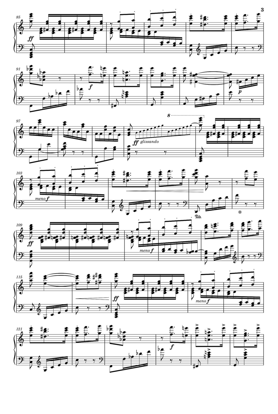 Caprice Espagnol Op.37 - Moritz Moszkowski Piano Solo scores gallery preview page 3