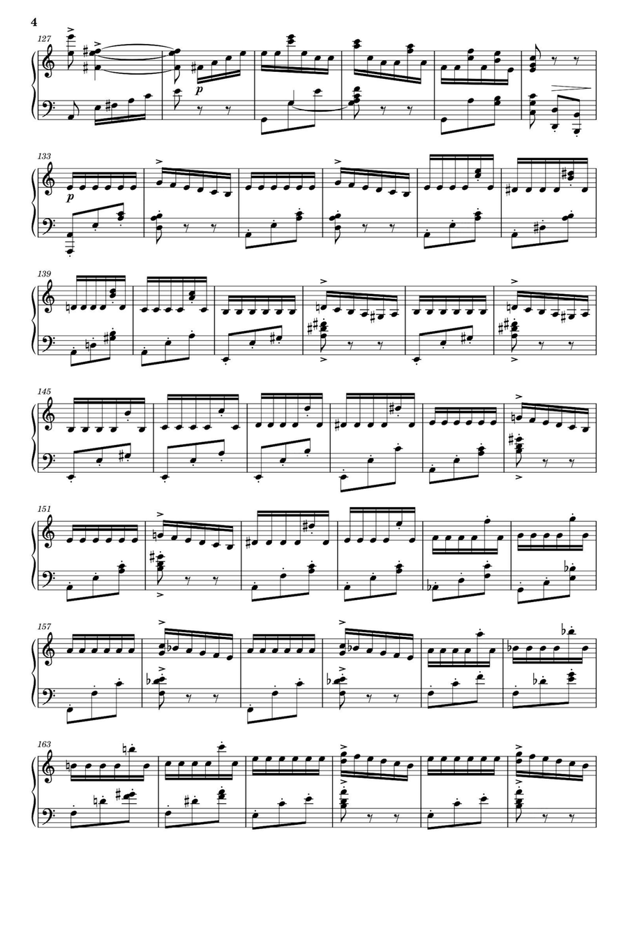 Caprice Espagnol Op.37 - Moritz Moszkowski Piano Solo scores gallery preview page 4