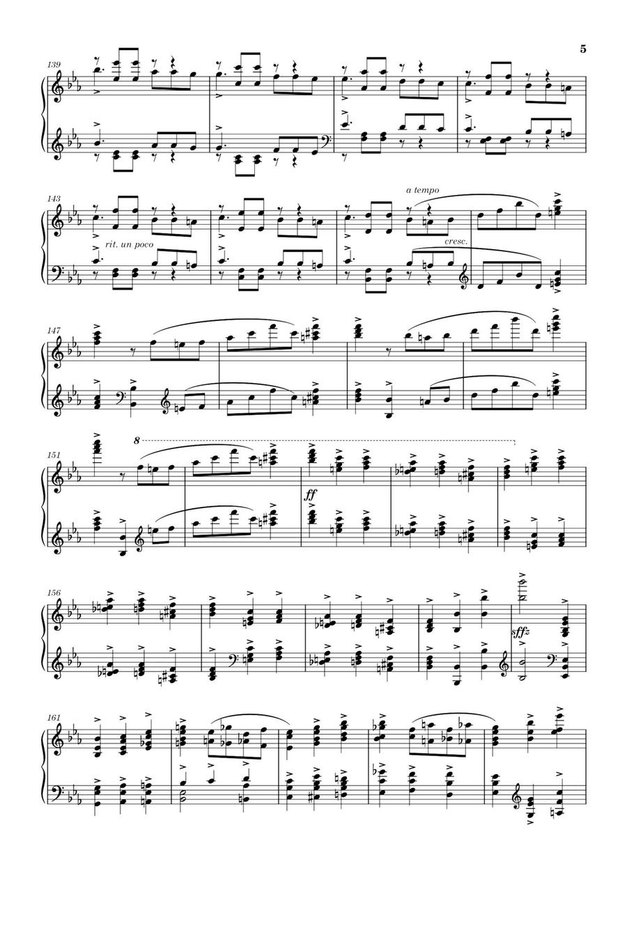 Hommage à Schumann Op.5 - Moritz Moszkowski Piano Solo scores gallery preview page 5