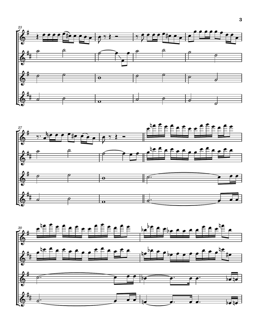 Down In The Park Saxophone Quartet - Digital Sheet Music page 4