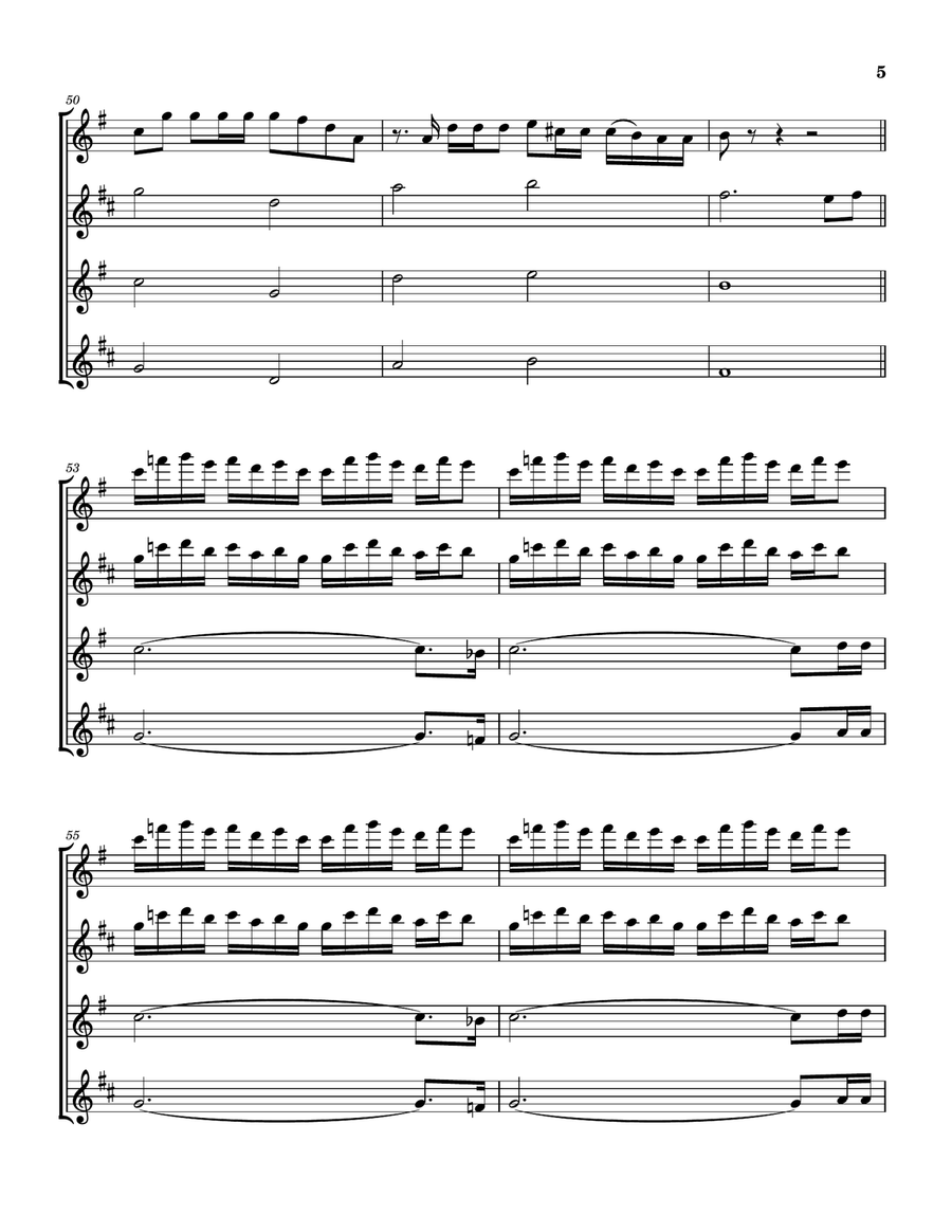 Down In The Park Saxophone Quartet - Digital Sheet Music page 6
