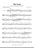 The Swan (Saint-Saëns) - Classical Sheet Music