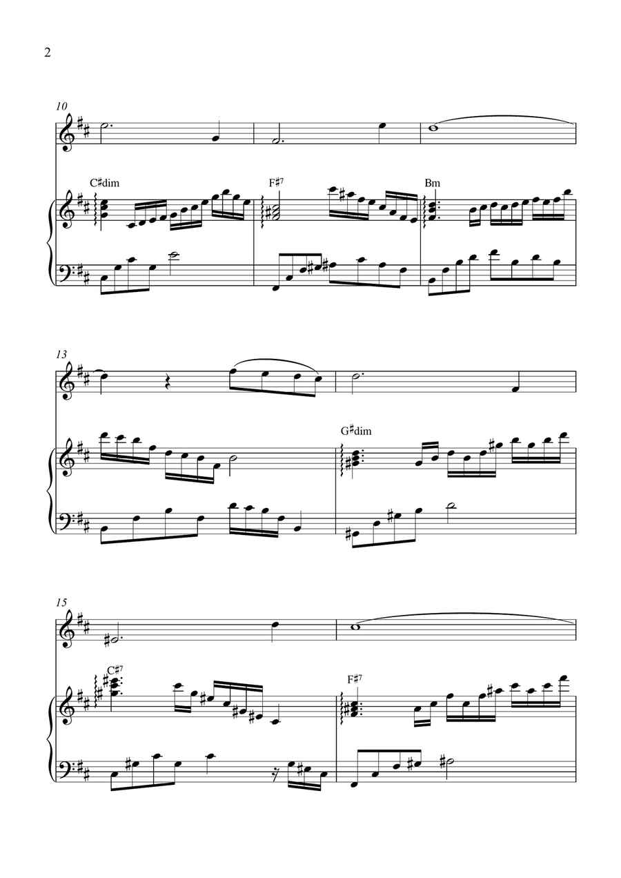 The Shadow Of Your Smile Flute Solo scores gallery preview page 2