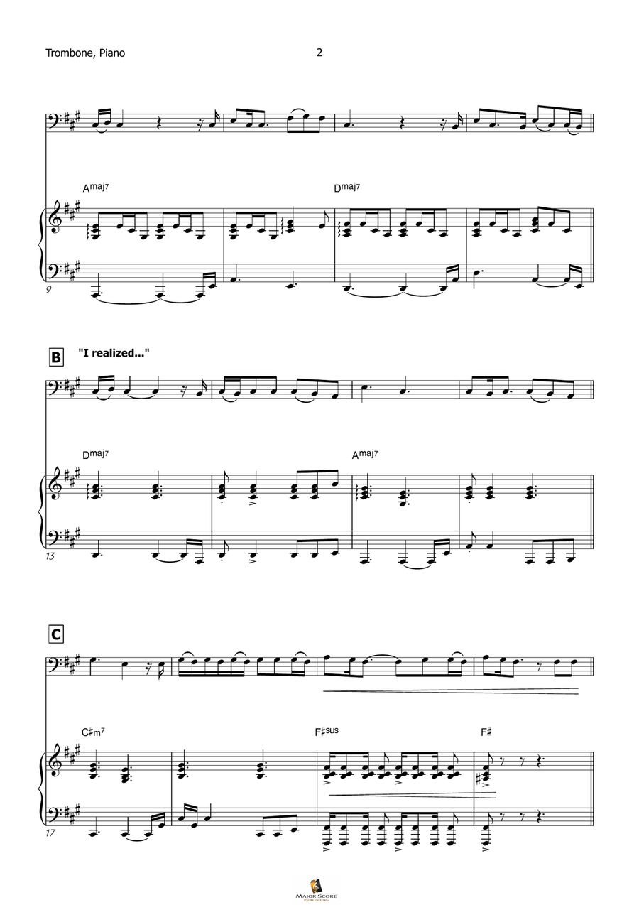 Die With A Smile Die With A Smile Piano scores gallery preview page 3
