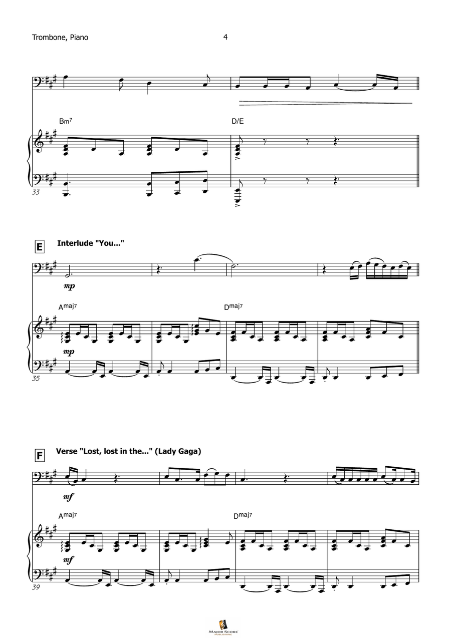Die With A Smile Die With A Smile Piano scores gallery preview page 5