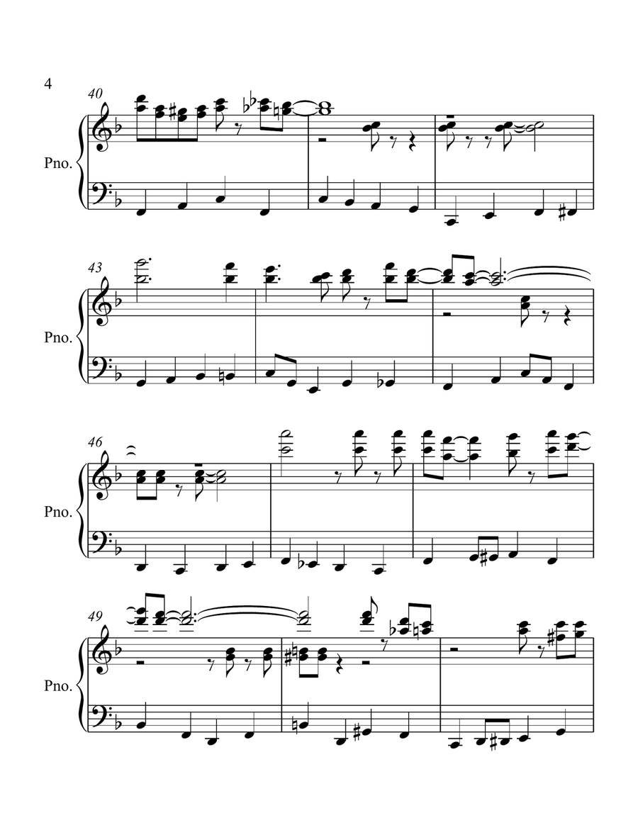 Just a Closer Walk With Thee A Cappella scores gallery preview page 4