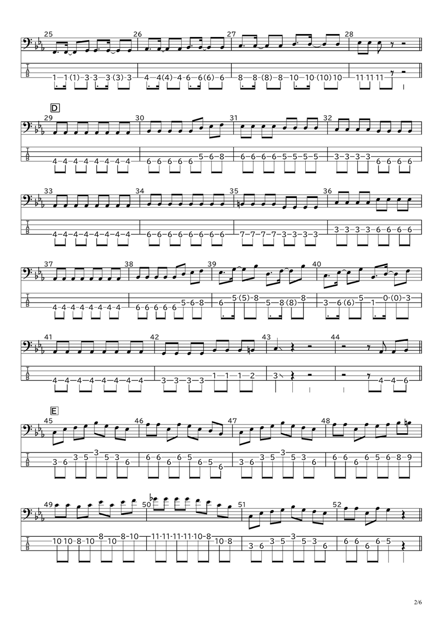 Kyouran Hey Kids!! Acoustic Guitar scores gallery preview page 2