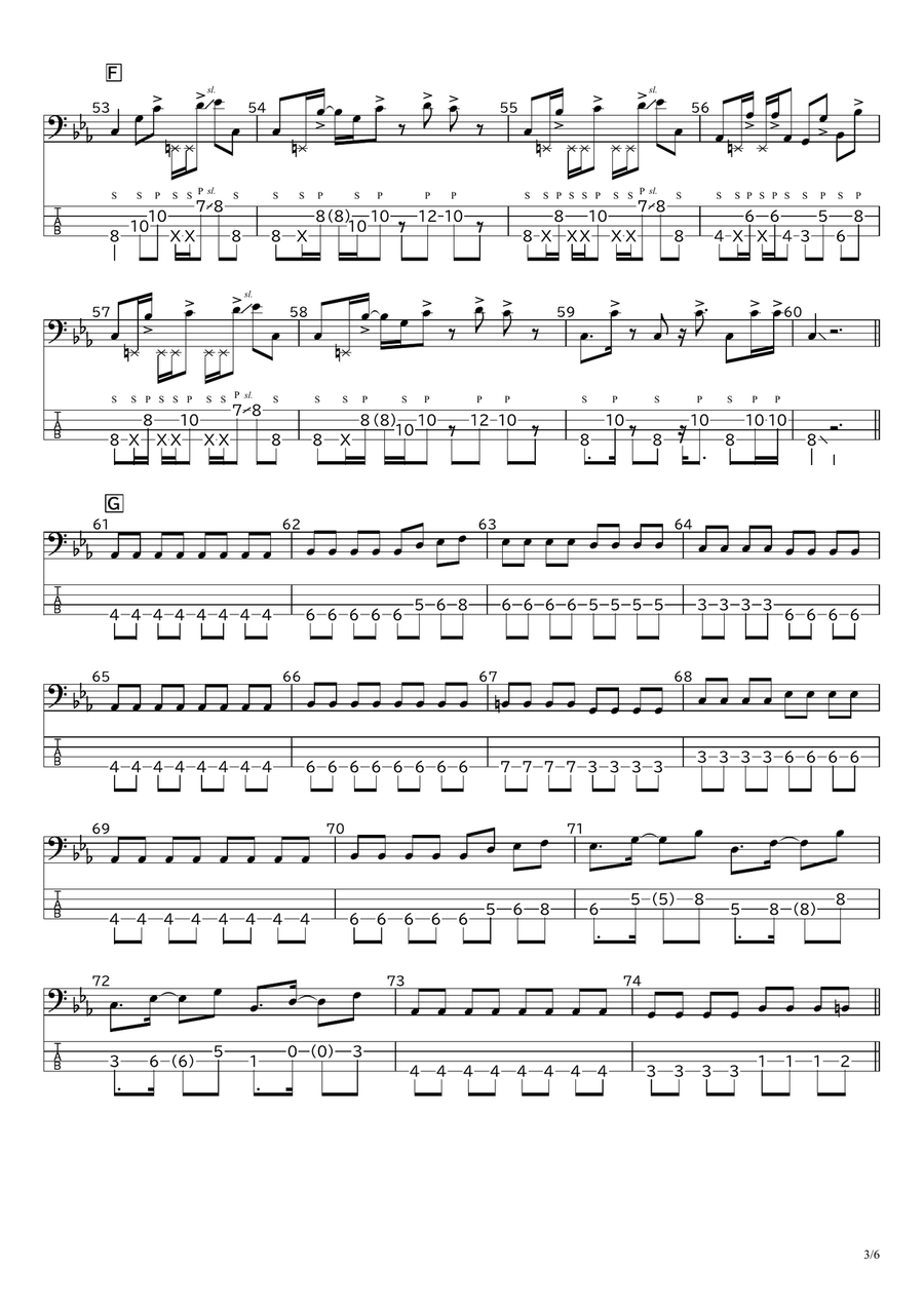 Kyouran Hey Kids!! Acoustic Guitar scores gallery preview page 3