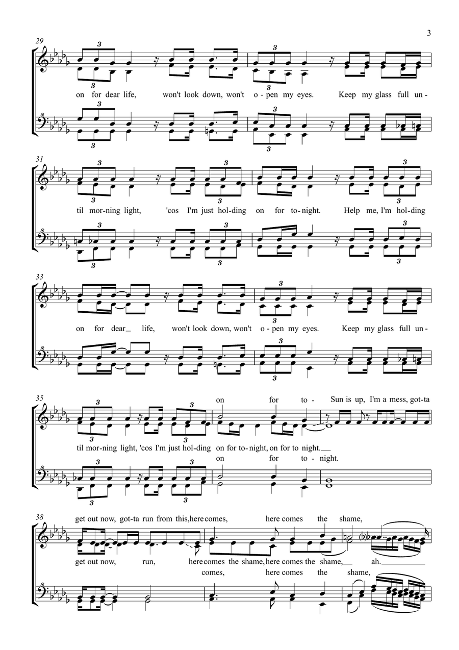 Chandelier Chandelier SSAA scores gallery preview page 3
