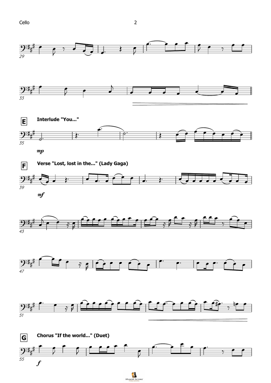 Die With A Smile Die With A Smile Piano scores gallery preview page 3