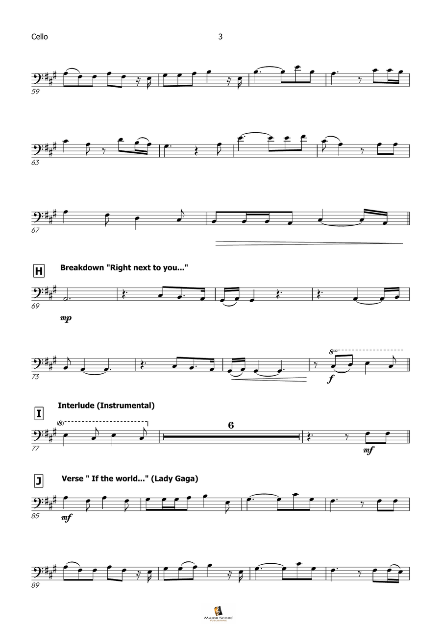 Die With A Smile Die With A Smile Piano scores gallery preview page 4