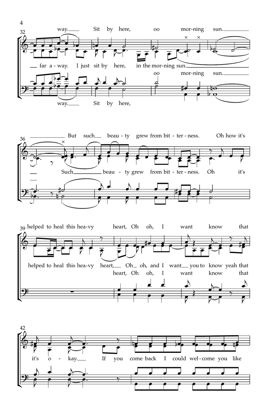 Willow Tree Willow Tree 4-Part scores gallery preview page 4
