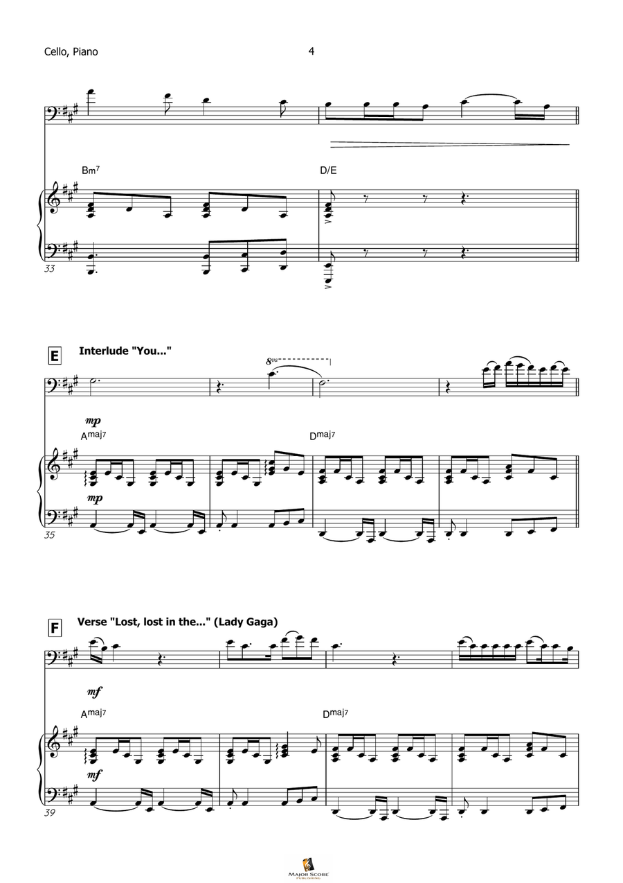 Die With A Smile Die With A Smile Piano scores gallery preview page 5