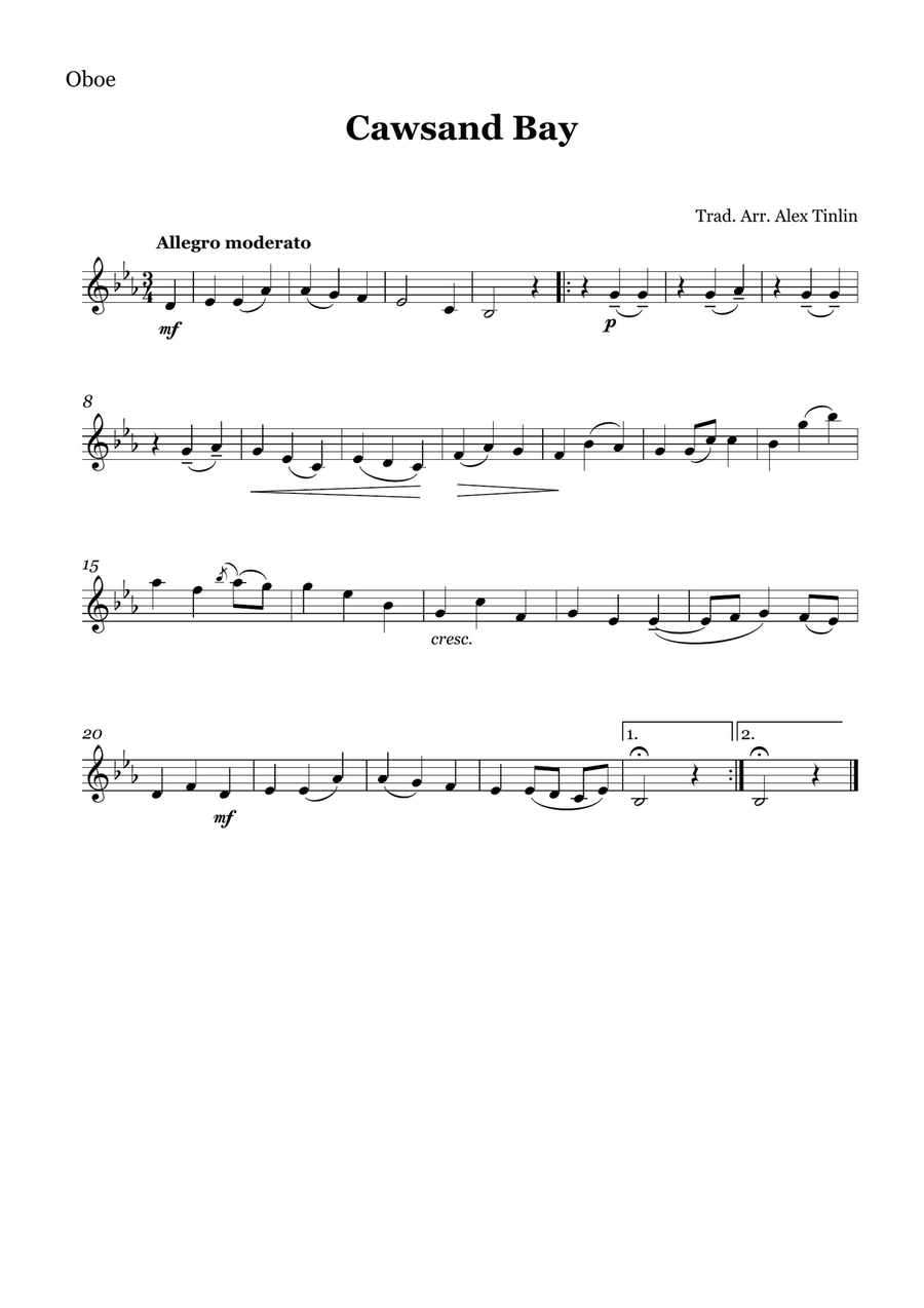 Cawsand Bay Cawsand Bay Woodwind Quartet scores gallery preview page 4