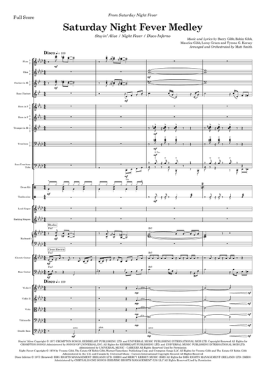 Medley: Stayin' Alive with Night Fever and Disco Inferno