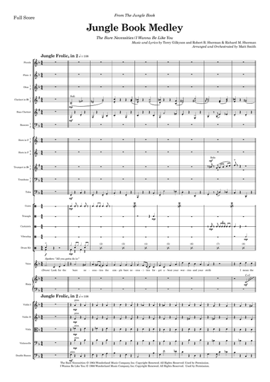 Medley: The Bare Necessities with I Wan'na Be Like You (The Monkey Song)