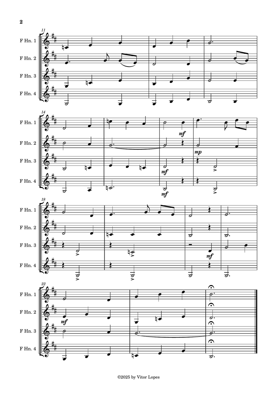 Amazing Grace Brass Quartet scores gallery preview page 2