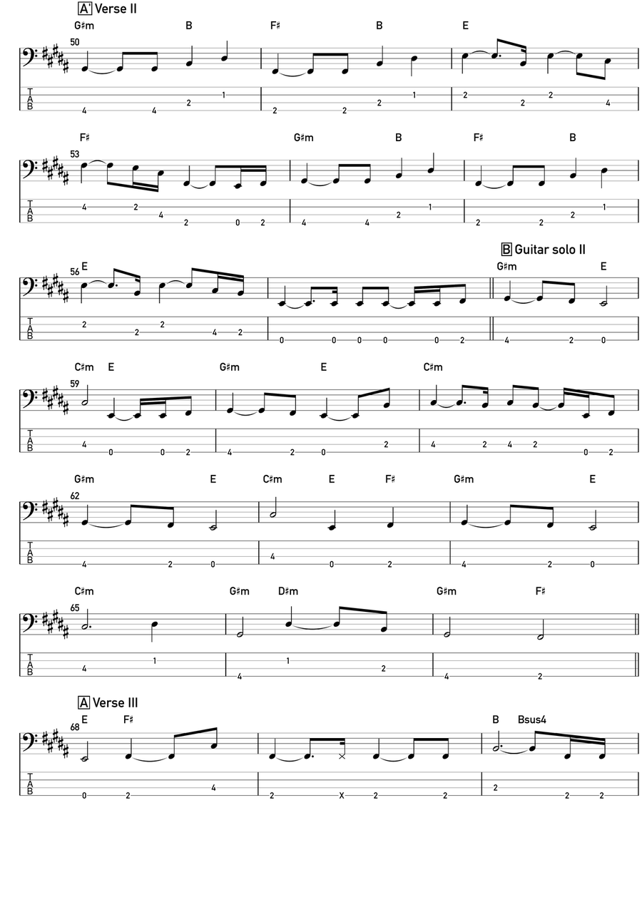 Brothers In Arms Acoustic Guitar scores gallery preview page 2