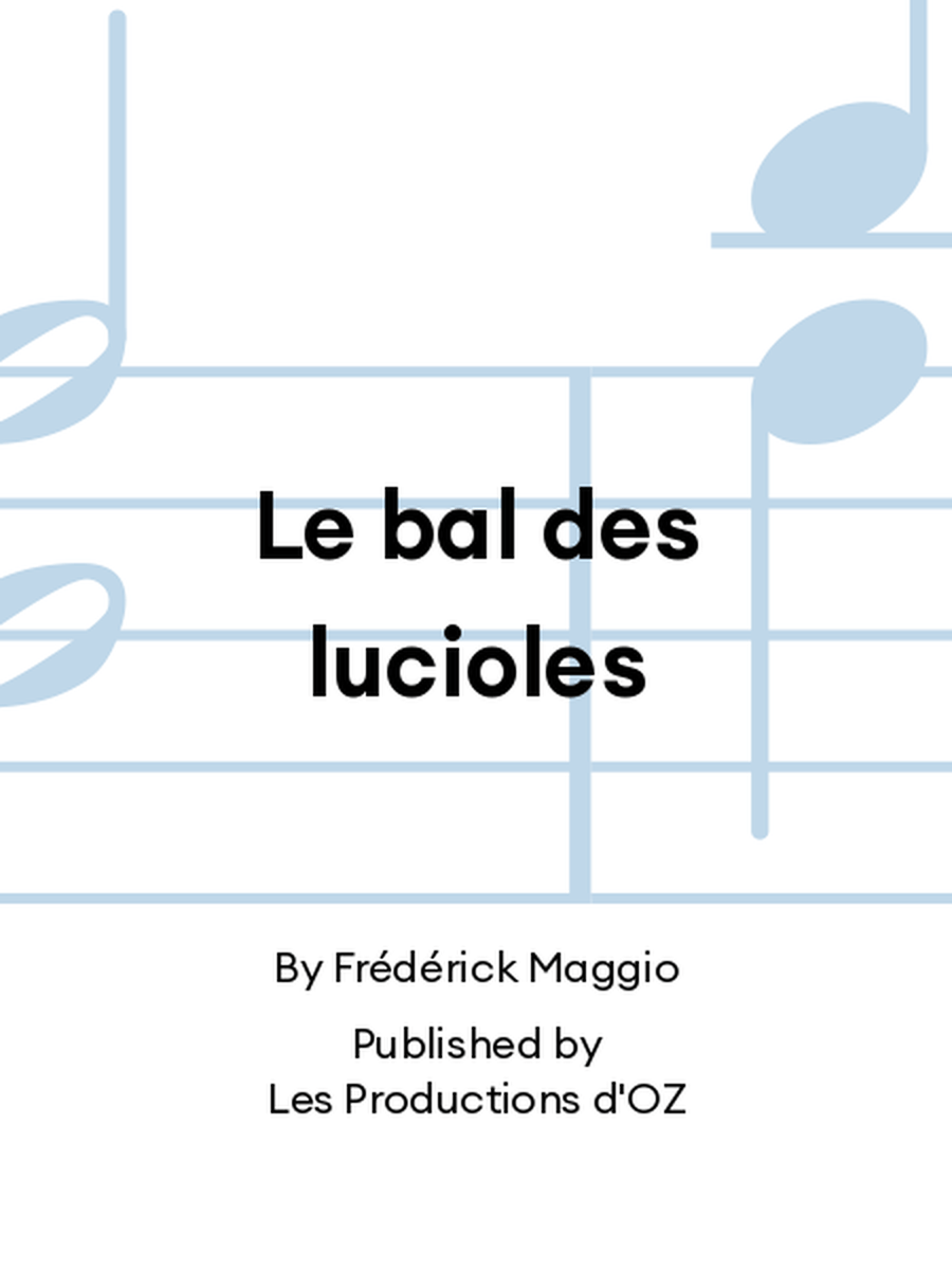 Le bal des lucioles Le bal des lucioles Guitar Ensemble scores gallery preview page 1
