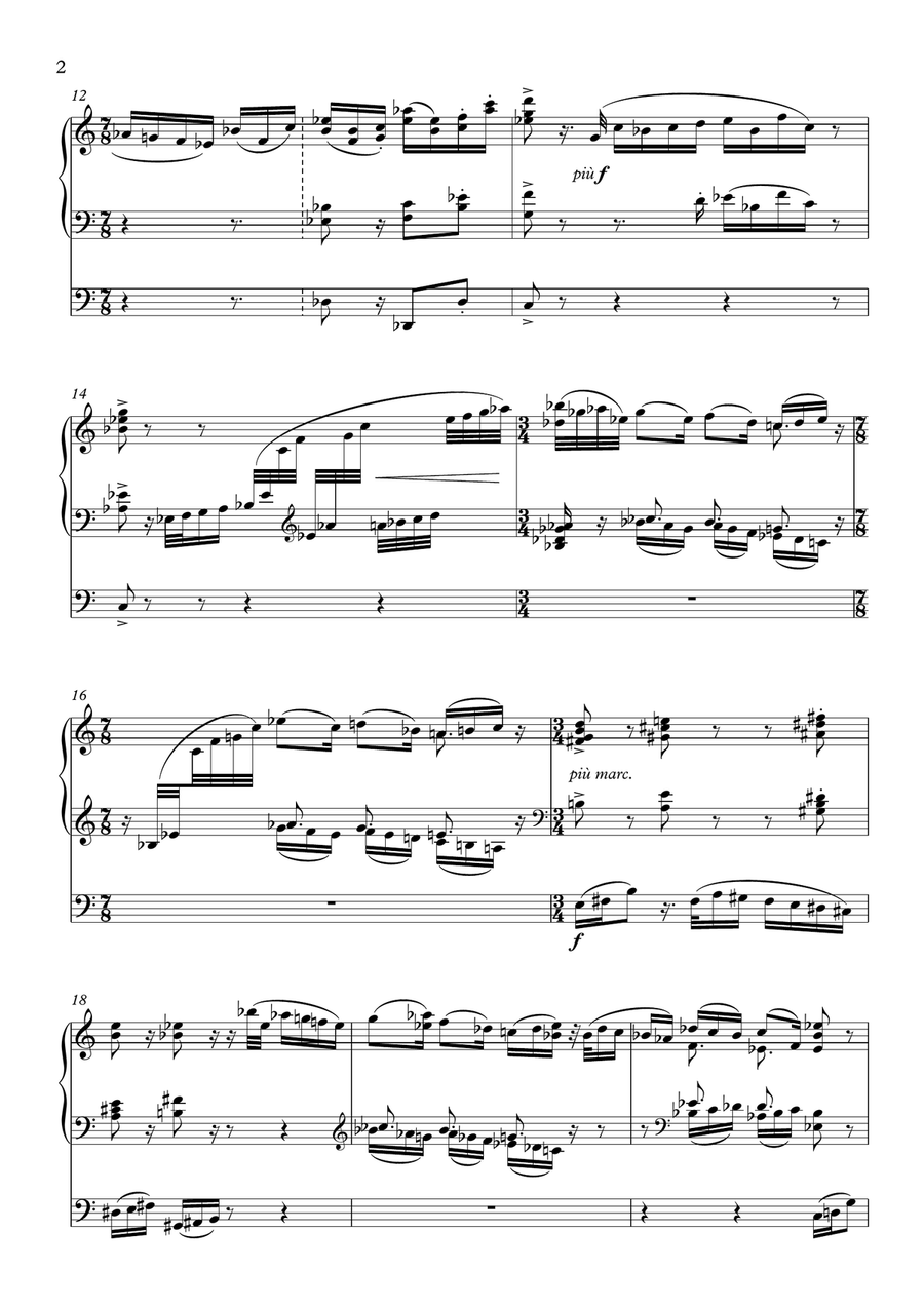Prelude and Fugue Prelude and Fugue Organ Solo scores gallery preview page 2