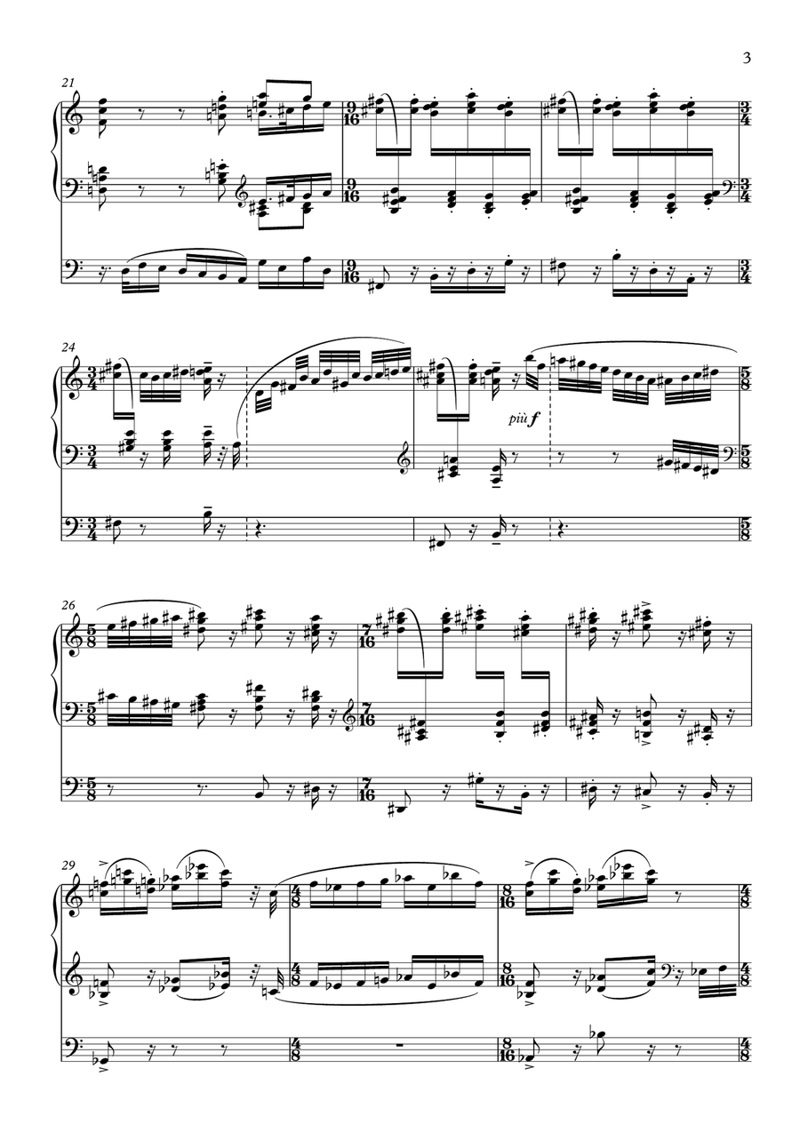 Prelude and Fugue Prelude and Fugue Organ Solo scores gallery preview page 3