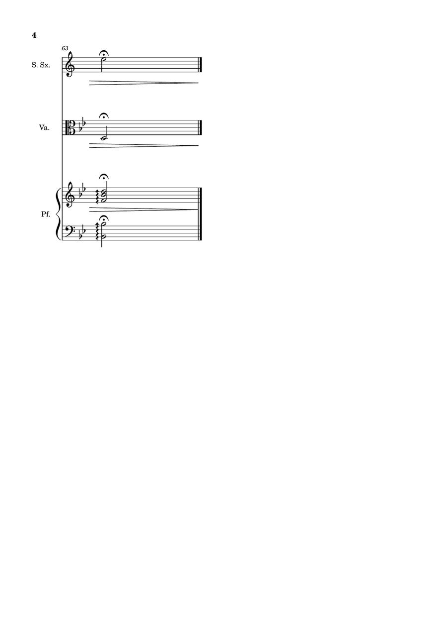 Bridal Chorus. R. Wagner - S. Sax., Viola and Piano. Score and Parts. Chamber Music scores gallery preview page 4