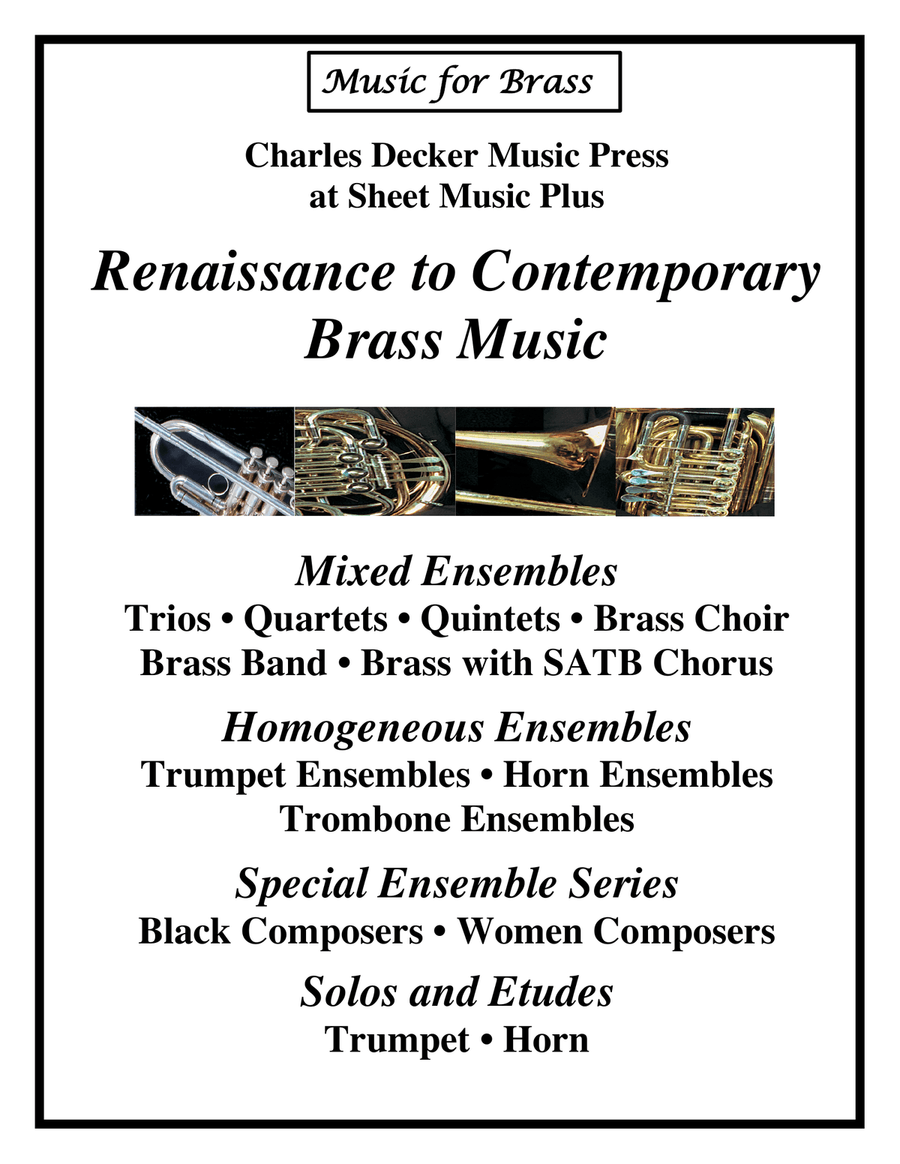 Kyrie from Mass in E minor for Brass Choir Euphonium scores gallery preview page 6