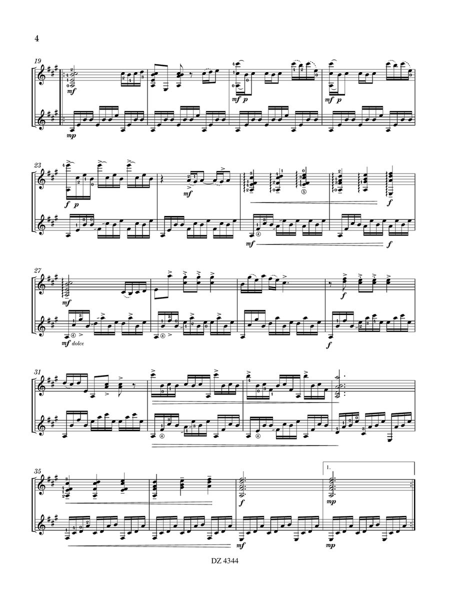 The Ghost of Peggy’s Cove Classical Guitar scores gallery preview page 4