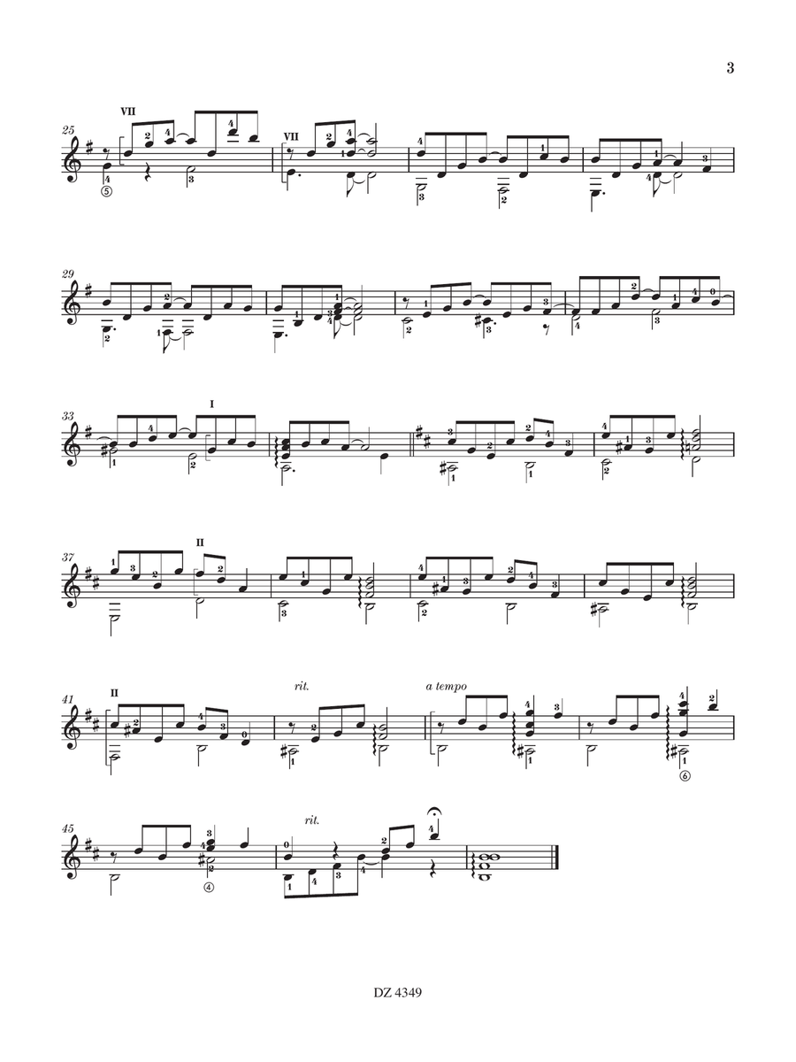 Réminiscences Classical Guitar - Digital Sheet Music page 3