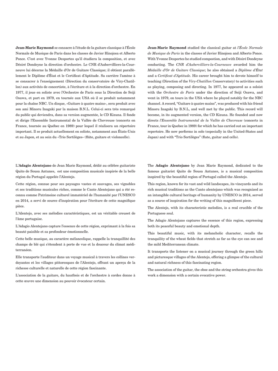 Adagio Alentejano Guitar Ensemble scores gallery preview page 3