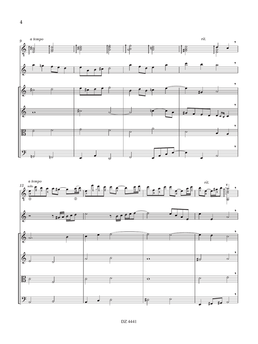 Adagio Alentejano Guitar Ensemble scores gallery preview page 5