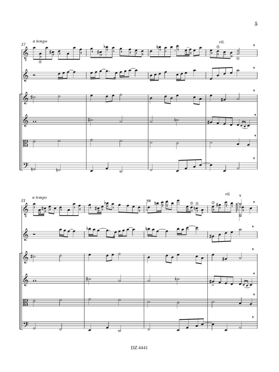 Adagio Alentejano Guitar Ensemble scores gallery preview page 6