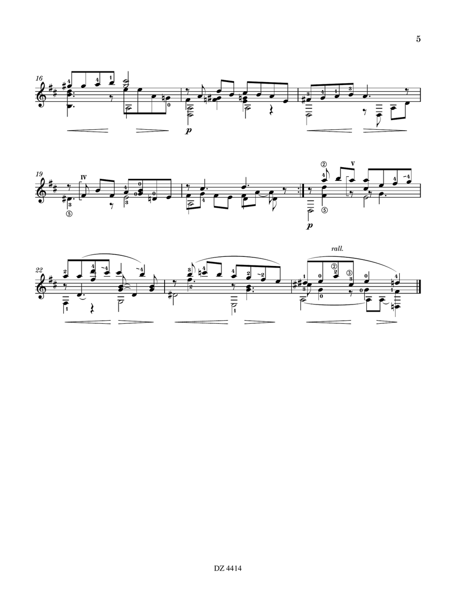 Musique romantique du Québec, vol. 1 Classical Guitar scores gallery preview page 6