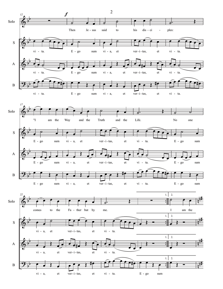 Ego sum Via Ego sum Via 3-Part scores gallery preview page 2