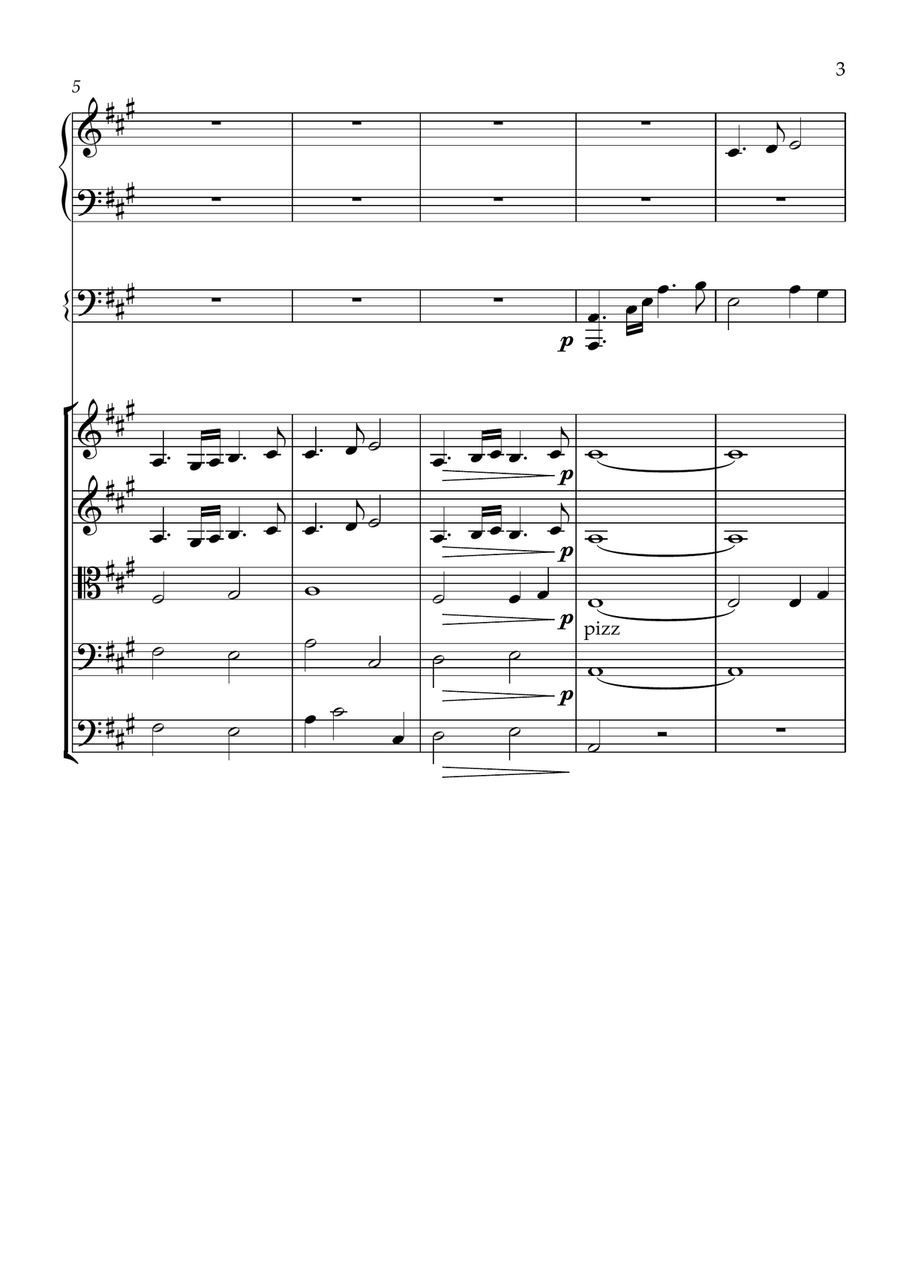 Flight of Autunm Flight of Autunm Chamber Music scores gallery preview page 4