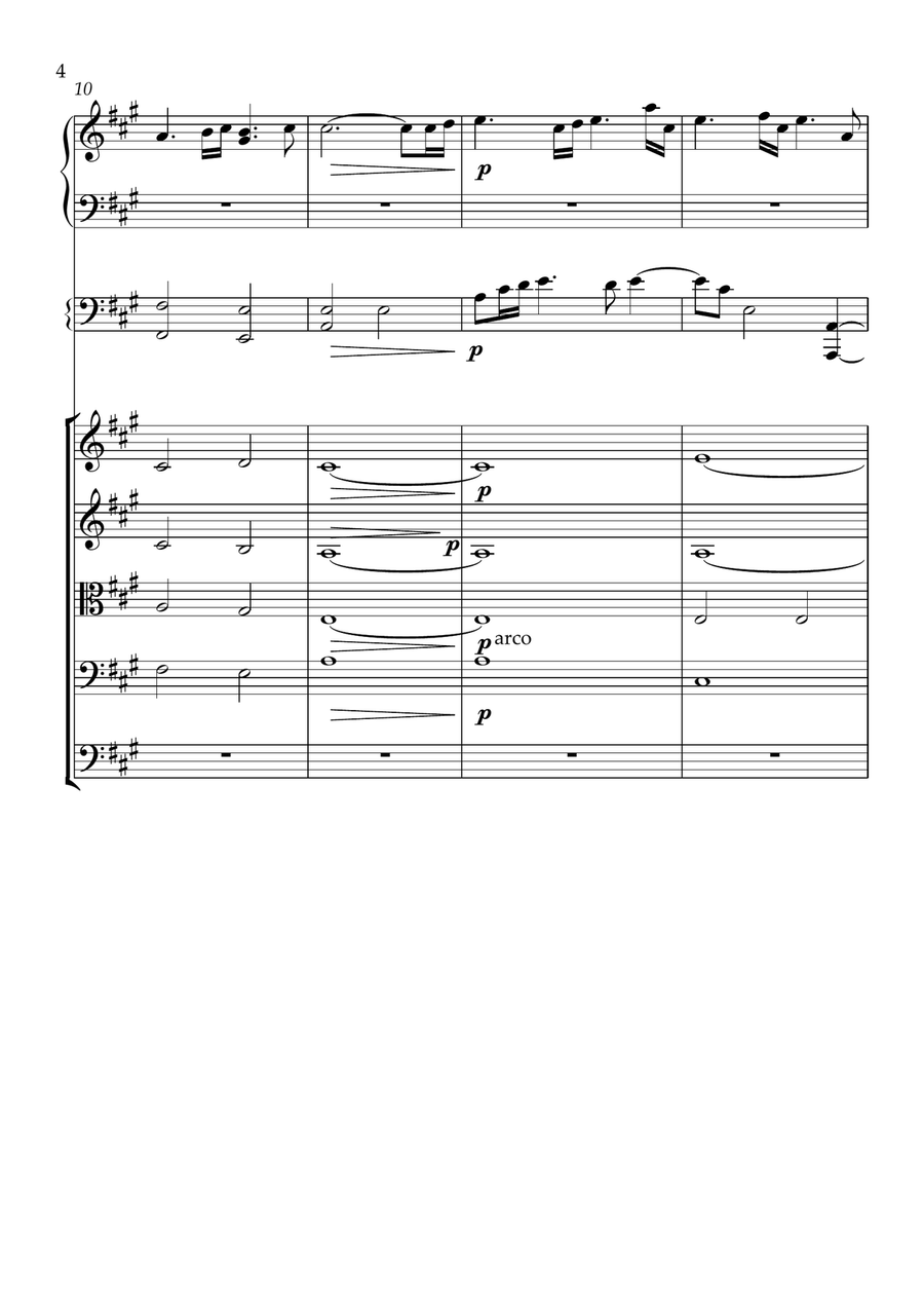 Flight of Autunm Flight of Autunm Chamber Music scores gallery preview page 5