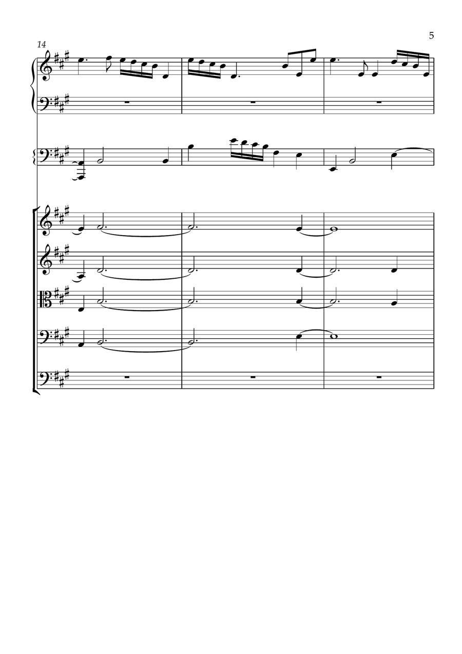Flight of Autunm Flight of Autunm Chamber Music scores gallery preview page 6