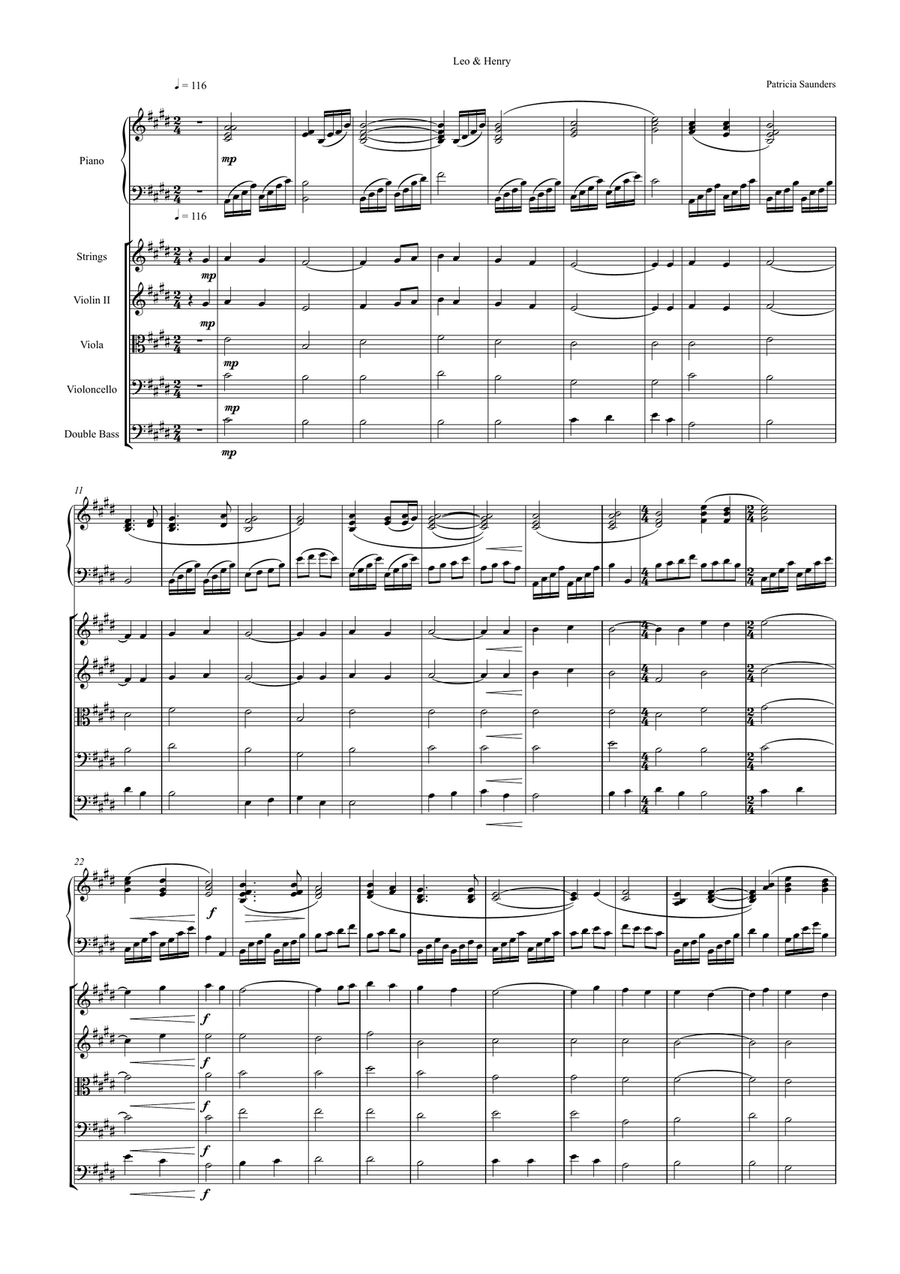 Leo and Henry Chamber Music scores gallery preview page 3