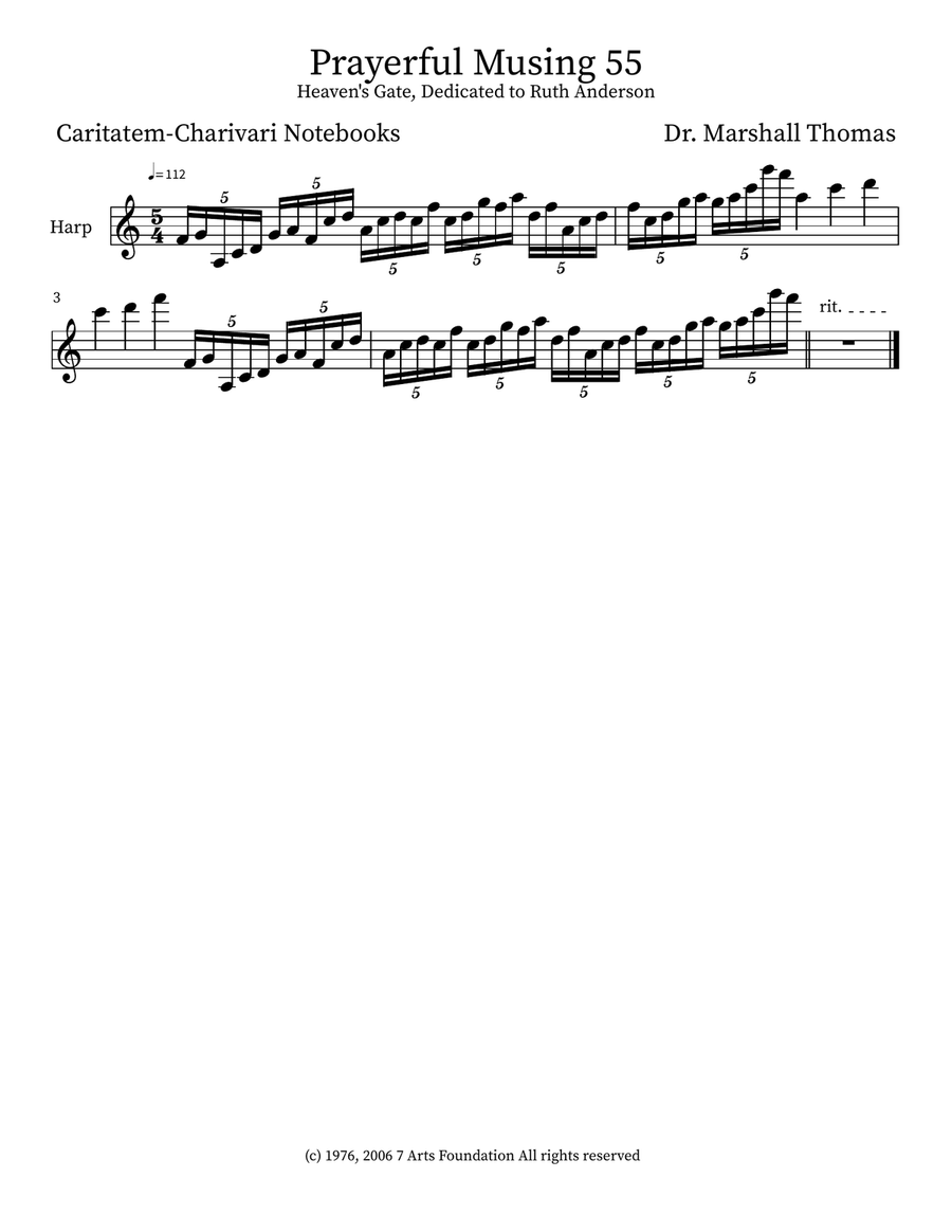 Prayerful Musing 55 Prayerful Musing 55 Small Ensemble scores gallery preview page 3