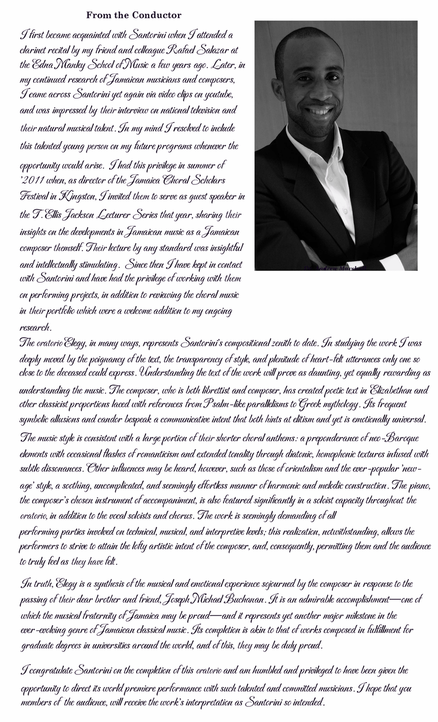 Elegy: Oratorio for Joseph Michael Buchanan Divisi scores gallery preview page 4