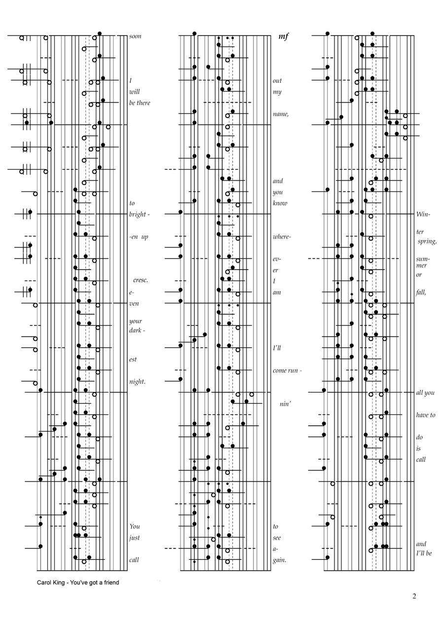 You've Got A Friend You've Got A Friend Piano, Vocal scores gallery preview page 2