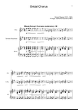 Bridal Chorus. R. Wagner - Oboe, B. Sax., and Piano. Score and Parts.