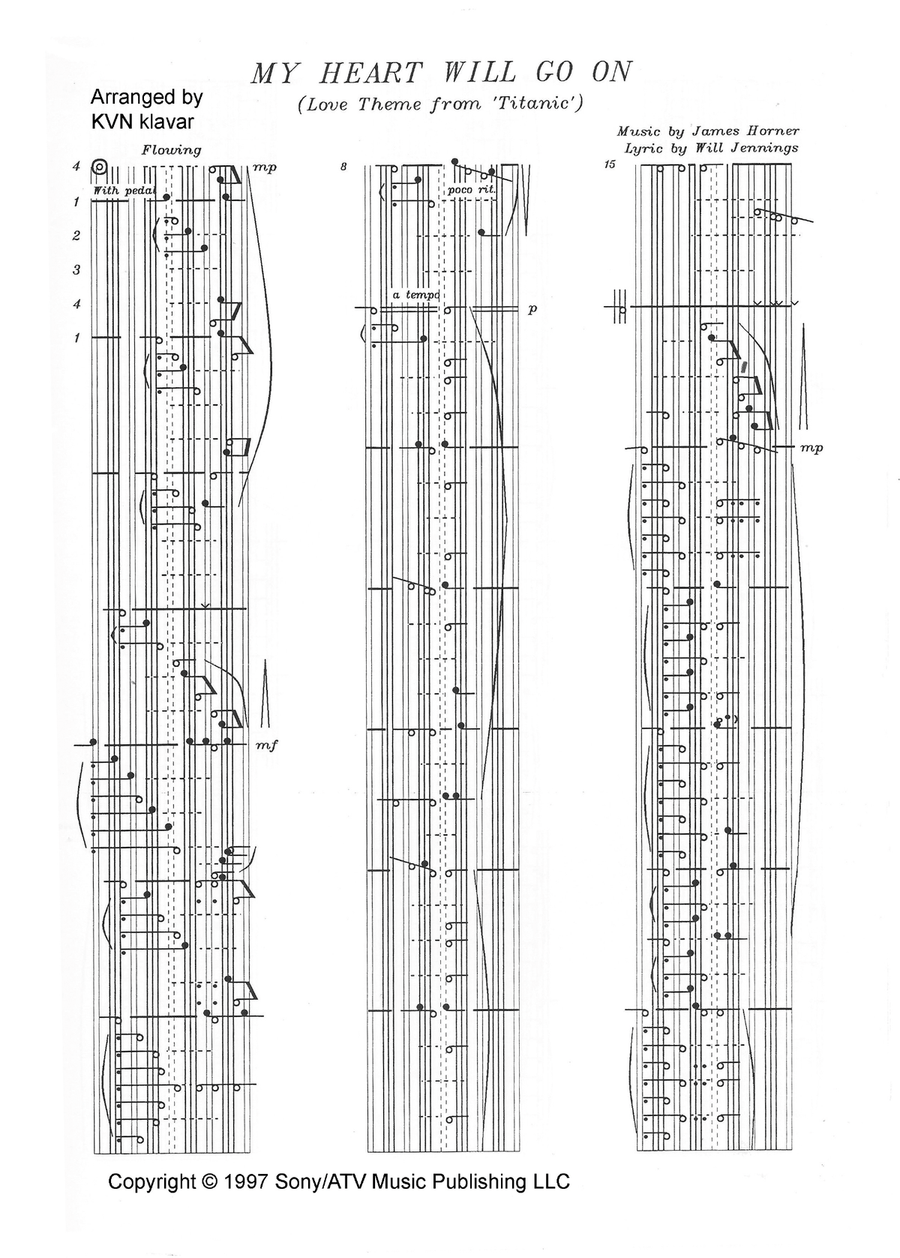 My Heart Will Go On (Love Theme From 'titanic') Piano Solo scores gallery preview page 1