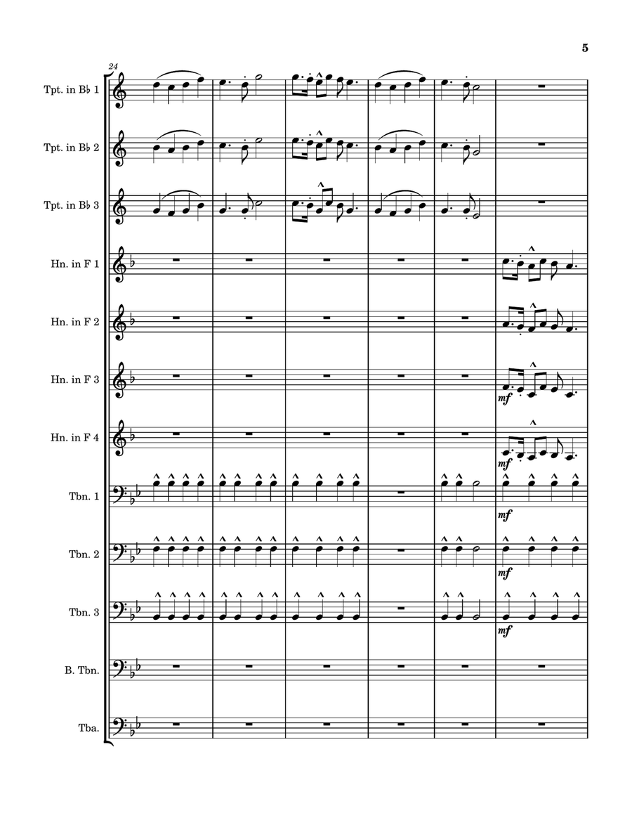 Good Morning Good Morning Brass Ensemble scores gallery preview page 5